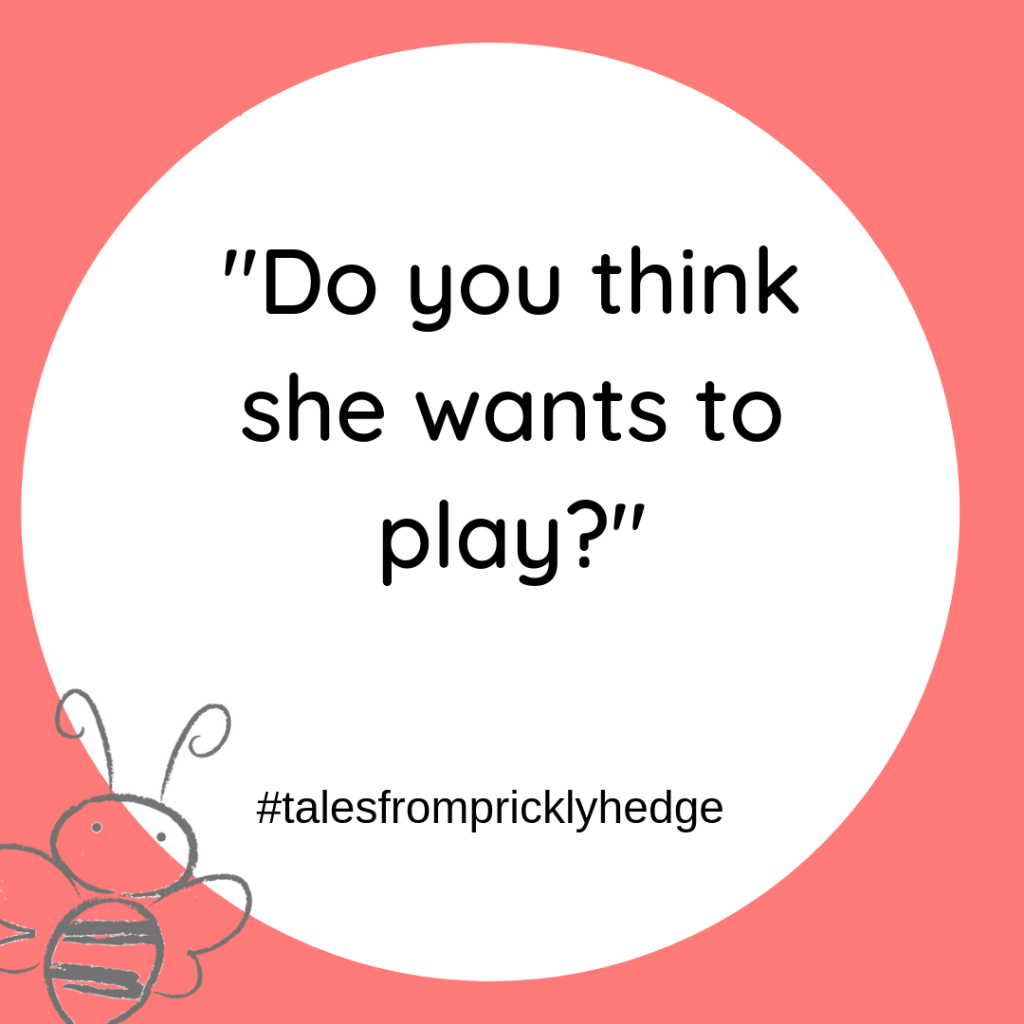 ? ? ? BOOK QUOTES "Do you think she wants to play?" Who asks this question, I wonder? #pricklyhedge #bookquotes #savewildlife