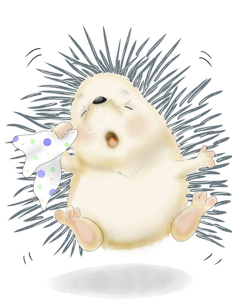 squeek the hedgehog sneezing
