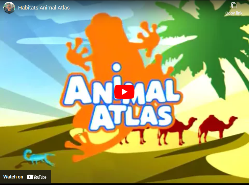 youtube art, cartoon with frog and camels