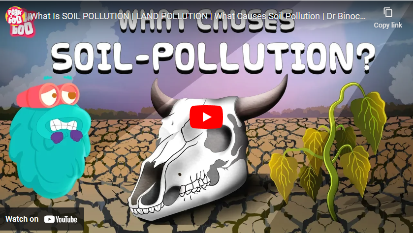youtube art, cartoon character, animal skull on parched land