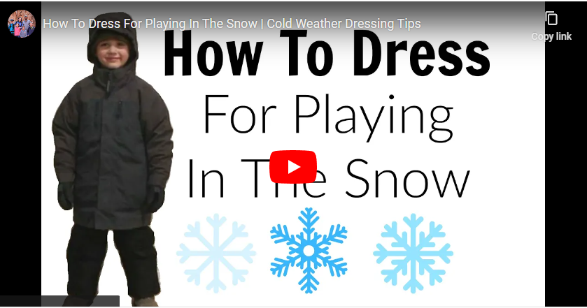 youtube art child dressed in winter snowsuit